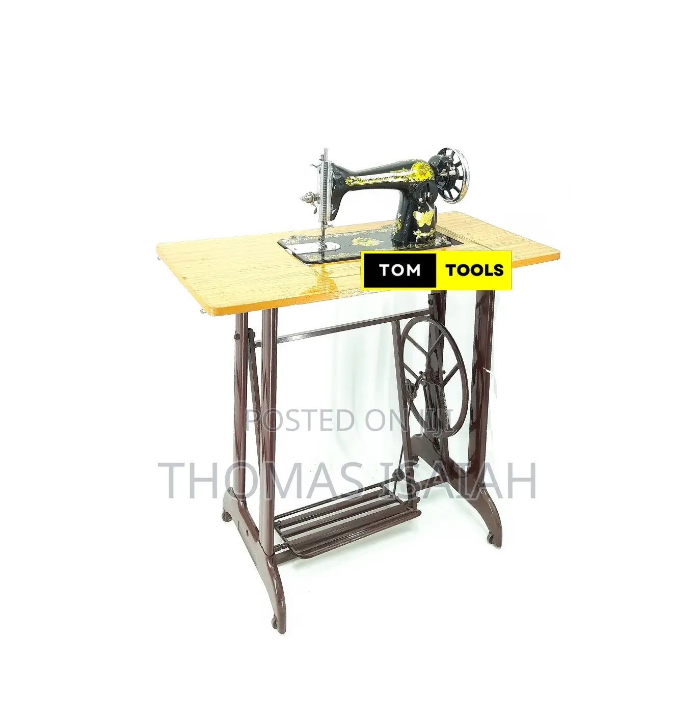 Complete Butterfly Sewing Machine With Machine Head, Stand,
