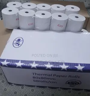 80mm Thermal Receipt Paper Roll 80×80 Flexible Easily Loaded Aligned
