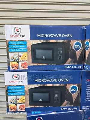 20l Smart Pro Digital Black Microwave