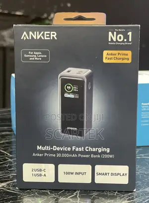 Anker Prime 20000mah Power Bank(200w)