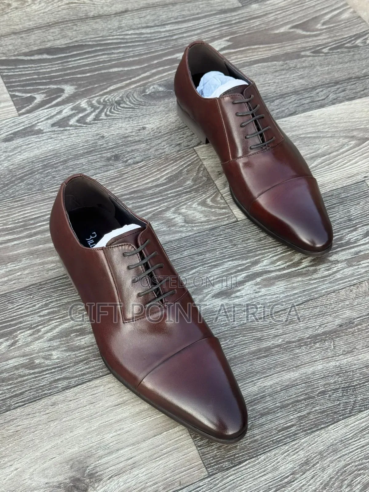 Coffee Brown Leather Officials Billionaire For Men