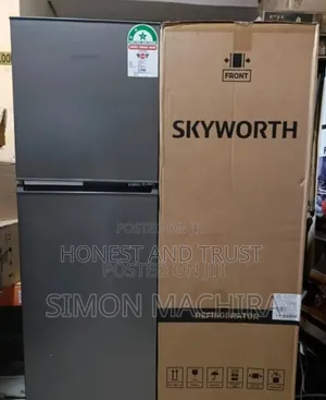 Double Door Skyworth Refrigerator 158litres