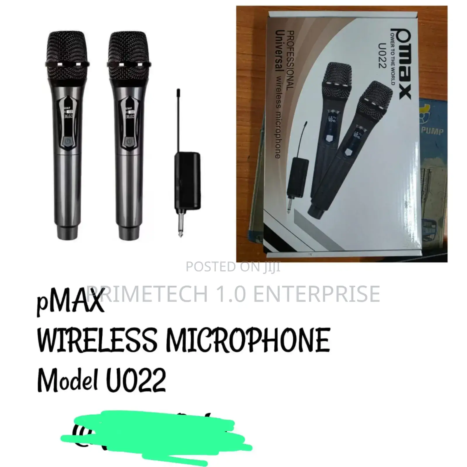 Double Pmax Wireless Microphones