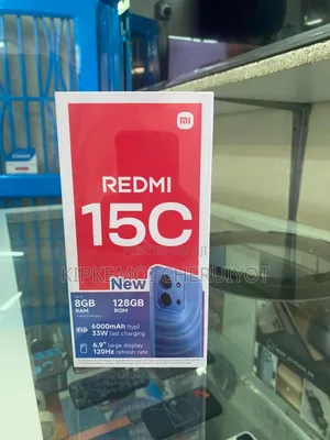 New Xiaomi Redmi 15C 4G 128 GB Black