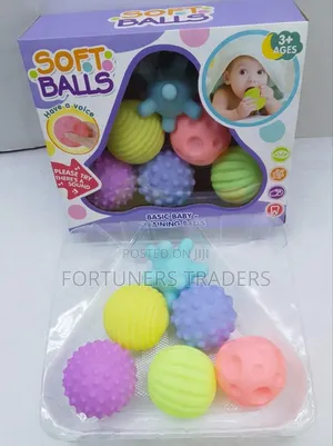 6pcs Kids Soft Balls,Massage Ball Bath Toys