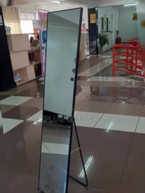 Full-length Dressing Mirror | Modern Black Frame | Anti-tip Design (Ke