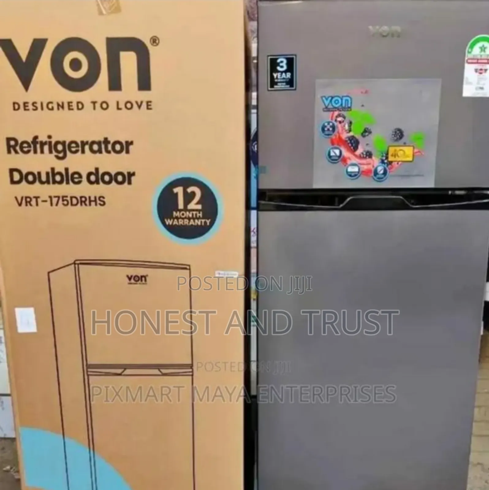 Von 175 Litres Refrigerator Double Door