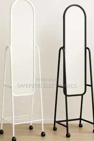 Dressing Mirror 36cm | 360° Wheels + Led Lights |