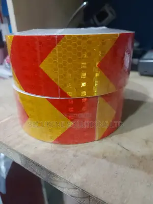 Roll Of Reflective Warning Tape.