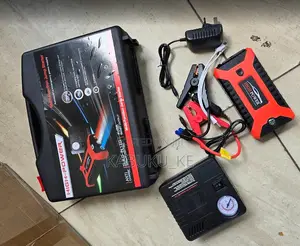 Portable Car Jump Starter Kit With High Voltage Power Bank