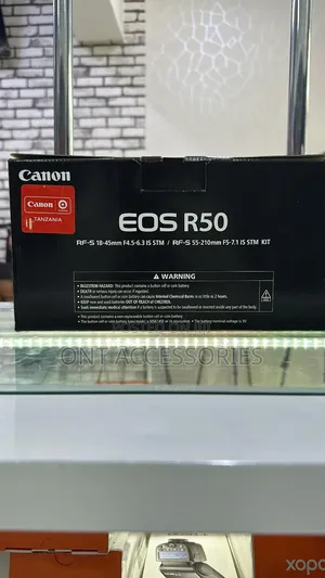 Canon Eos R50 Mirrorless Camera With 18-45mm and 55-210mm Lenses
