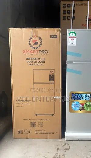 Powerful Cooling Smart Pro SFR-125 Dt-I Double Door Fridge