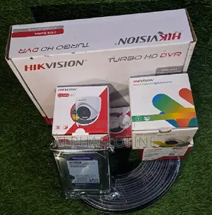 Hikvision 4 CCTV 1080p Smart Hybrid 4 Channel DVR Series With 50m Cabl