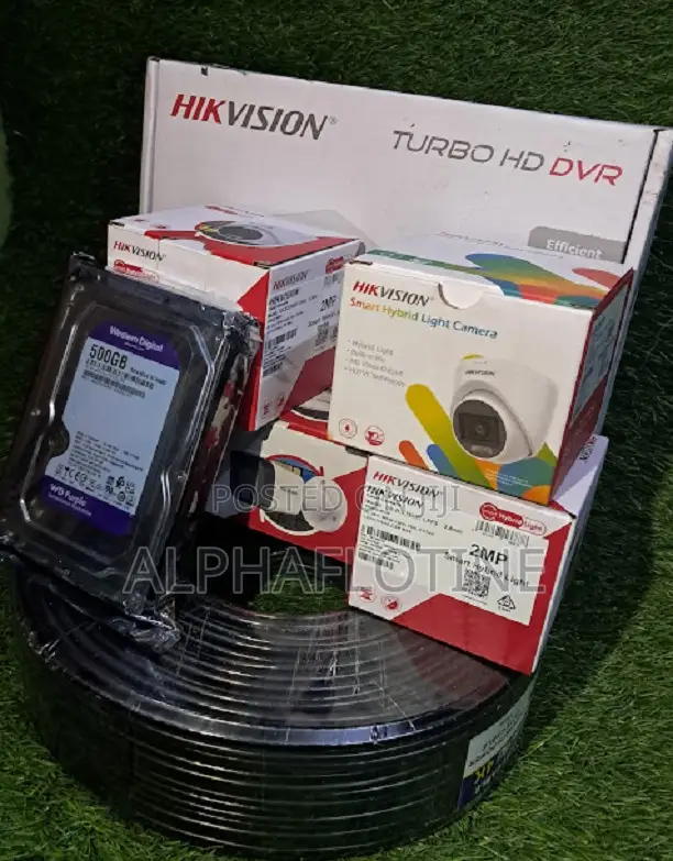 Hikvision 4 Channel CCTV Camera Full Kit