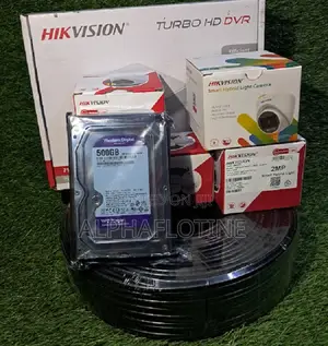 Hikvision 4 Channel CCTV Camera Full Colour Smart Hybrid Kit System