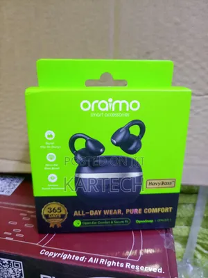 Oraimo Opensnap Opn-373 Open Ear Bass Boost Comfort Secure Fit