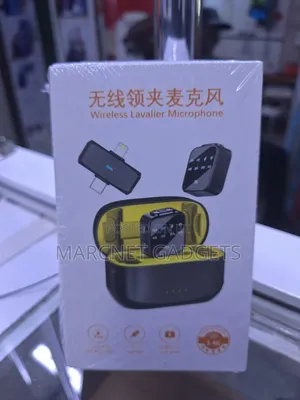 Wireless Magnetic Lavelier Microphone for Type C iPhone With Casing