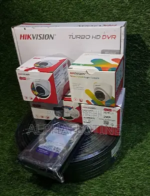 Hikvision Smart Hybrid Full Color Day$Night,4-CCTV Camera Kit 1080p
