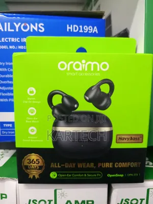 Oraimo Opensnap Opn-373 – Open Ear Comfort, Havybass Sound