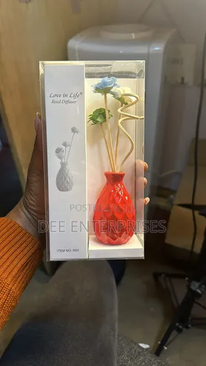 Decorative Flowers Ceramic Vase Reed Diffuser