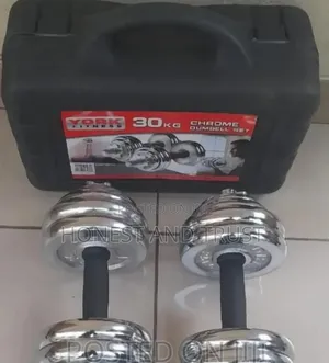 30kg Chrome Dumbells With Case