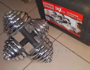 Dumbells 30 KGS Chrome