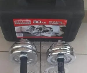 30 KGS Steel Chrome Dumbells