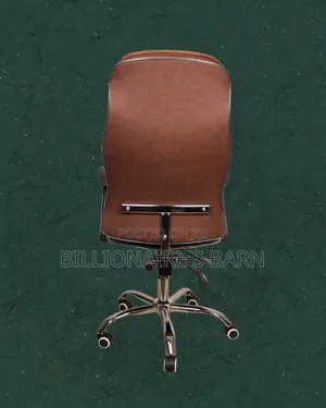 Heavy-Duty Ergonomic Executive Leather Chair | Tilt Lock Mechanism