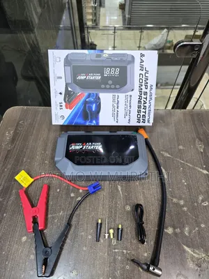 Multifunctional Car Jump Starter Air Pump 12000mah 