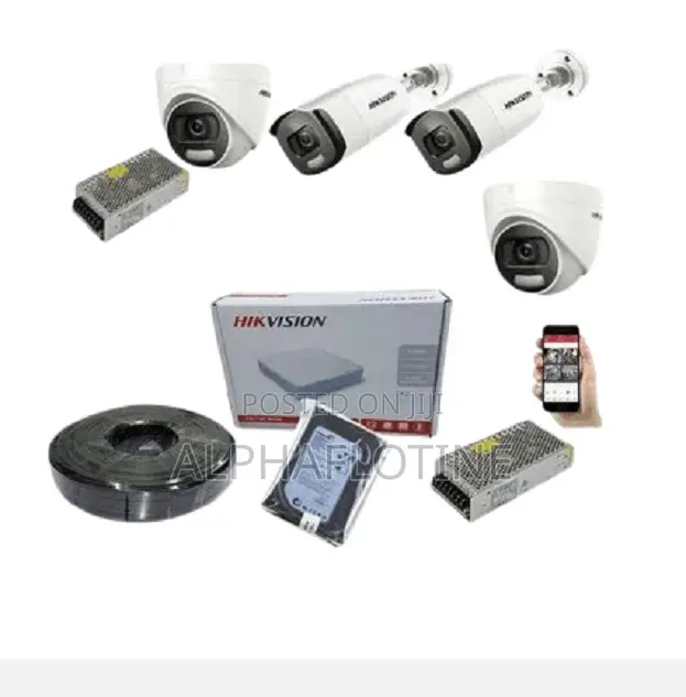 Hikvision 4 Channel CCTV Full Kit Surveillance System