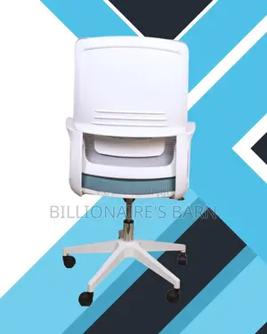 Plush White Ergonomic Mesh Office Chair | Scratch-Resistant Finish