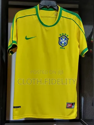 Brazil 1998 Home Retro Jersey.
