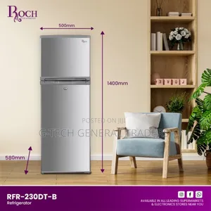 Roch 181l Double Door Defrost Refrigerator
