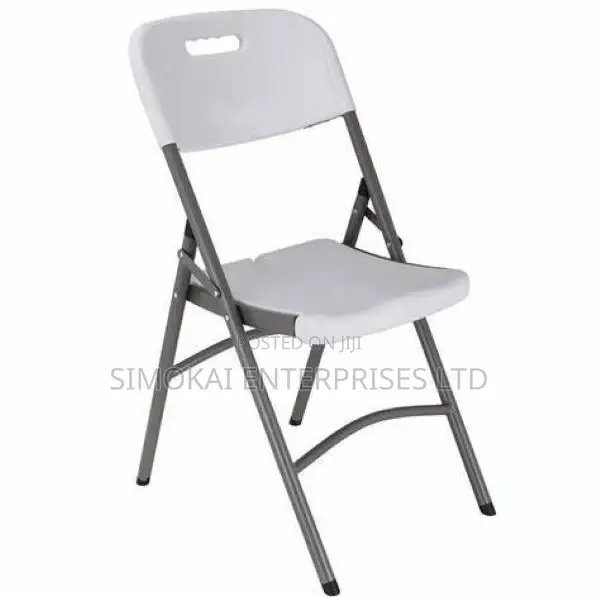 Foldable Plastic Chair White