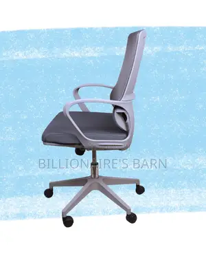 Grey Ergonomic Mesh Office Chair | Premium High-Density Foam Seat