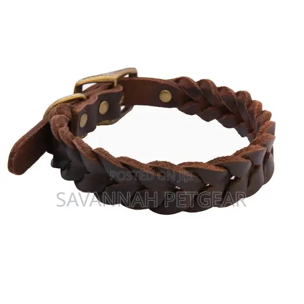 Soft Touch Cowhide Leather Dog Collar