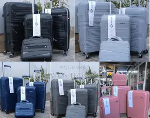 Fashion 4 in 1 Unbreakble Laxurious Rubber Suitcase Briefcase Travel