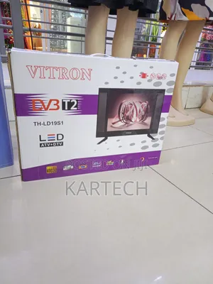 Vitron 19" Led Digital Tv – Clear Picture, Steady Sound
