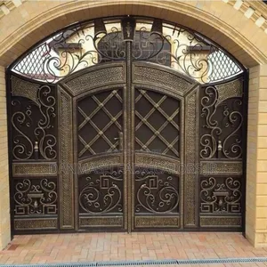 Strong Stylish Wrought Iron Gate