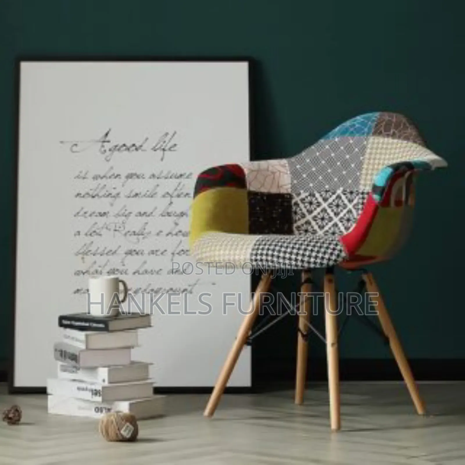 Multi- Colours Padded Eames Chair