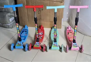 Adjustable Kids Kick-Scooters With Led Wheel Lights- 3-12yrs on Offer!
