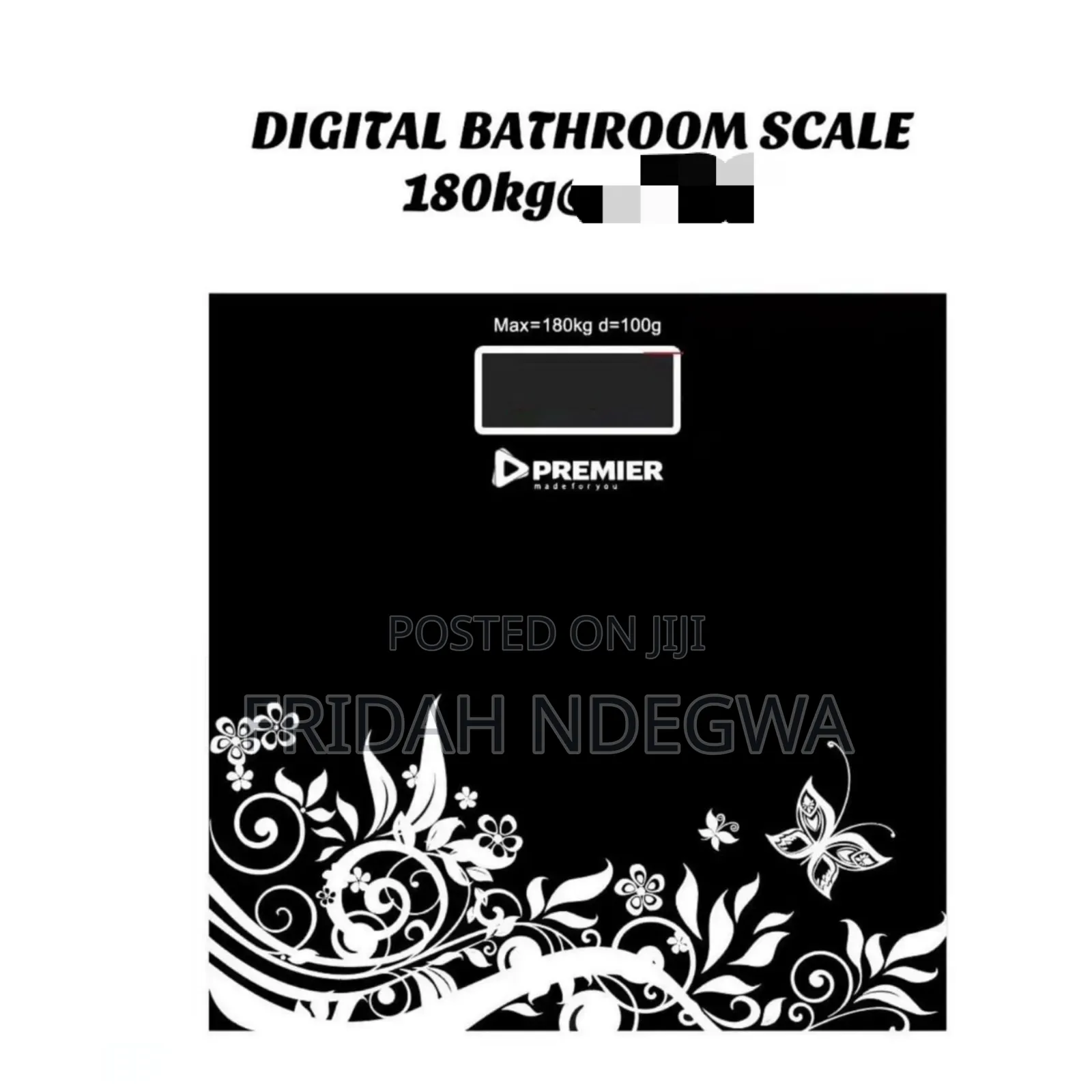Digital Bathroom Scale 180kgs