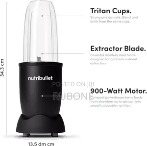 Nutribullet 900 Watts, 9 Piece Set, Blender, Nb-201