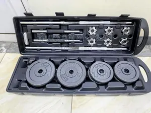 50kg Dumbbell Weight Set Adjustable in a Case