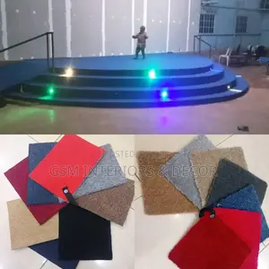Church Carpets With Installed Altar Lights