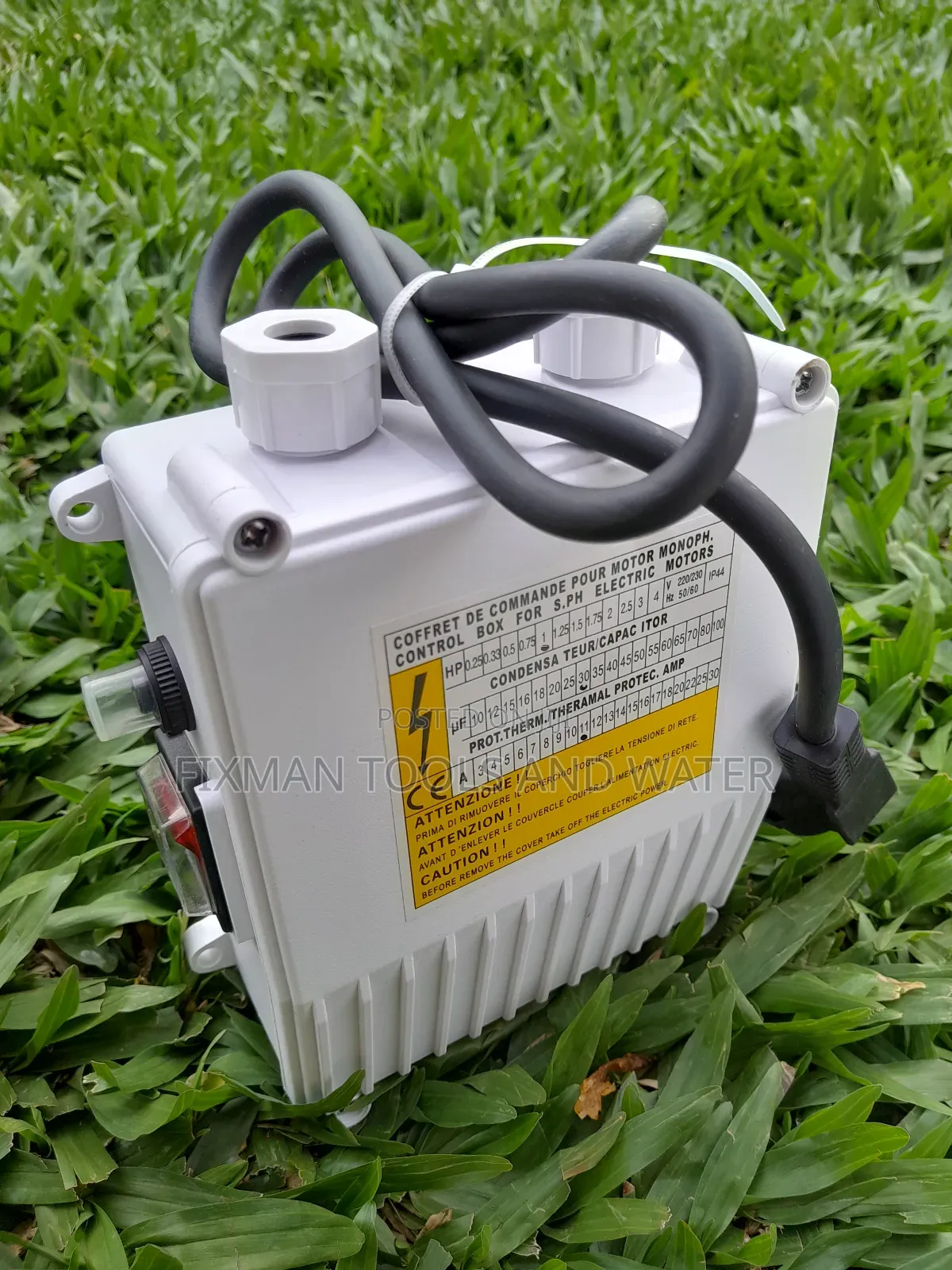 New Control Box Switch 0.5, 1 And 2 Hp Submersible Water Pumps