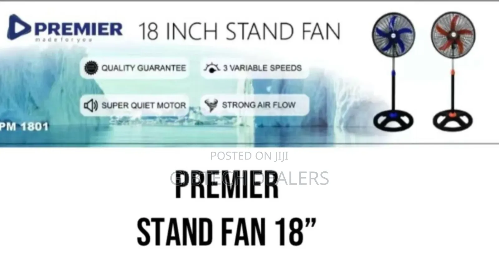 Premier 18" Standing Fan