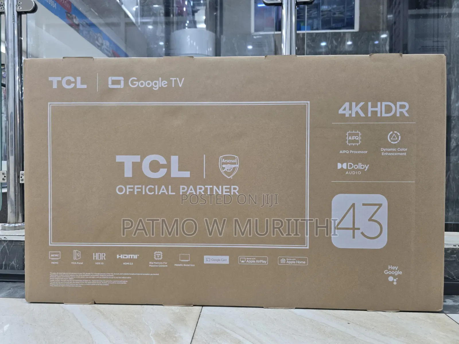 TCL 43inches Google Tv HDR 43v6c