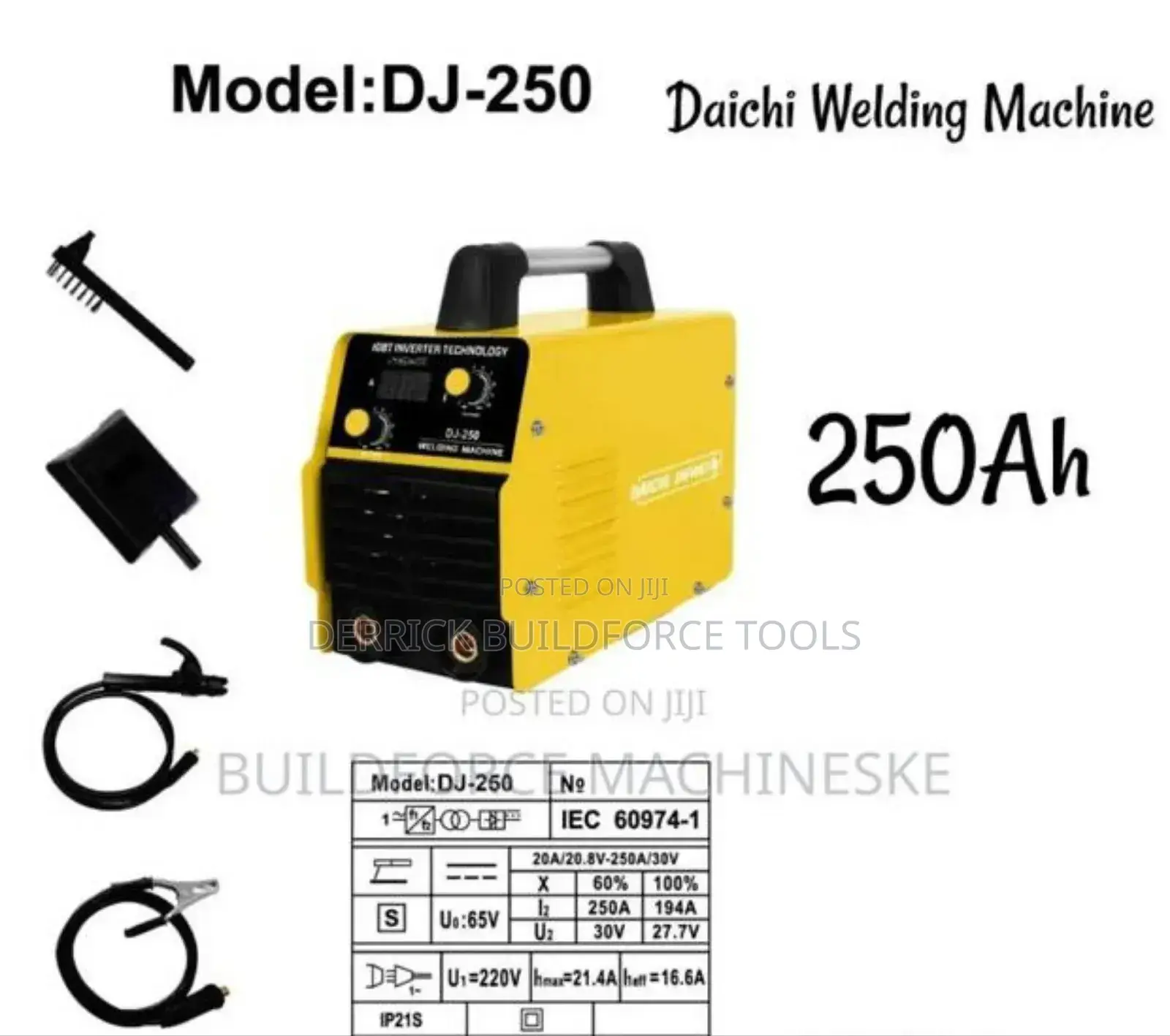 Daichi Welding Machine 250ah