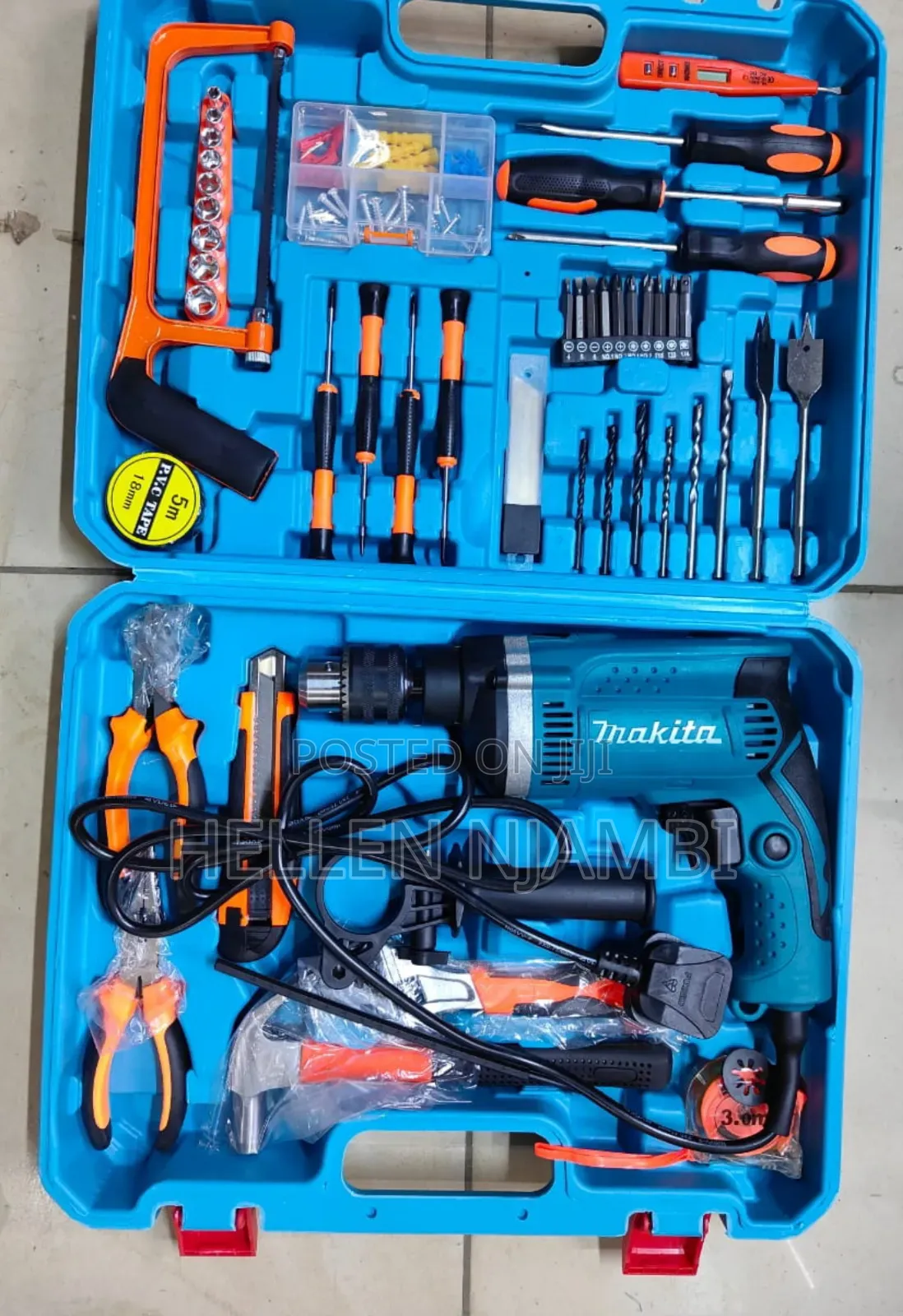 Makita Corded Drill Set 115pieces